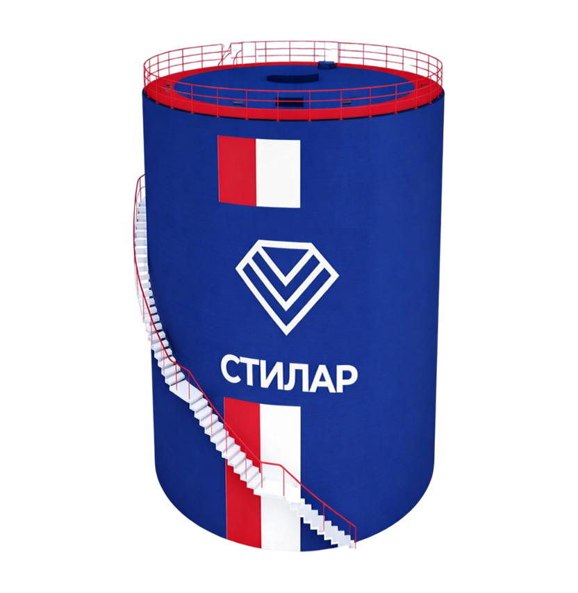 Цельносварной резервуар РВС для пожарного резервуара 15 м³ от завода-производителя